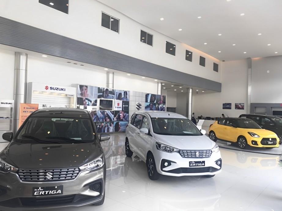 Showroom Suzuki Việt Long thiết kế hiện đại và sang trọng