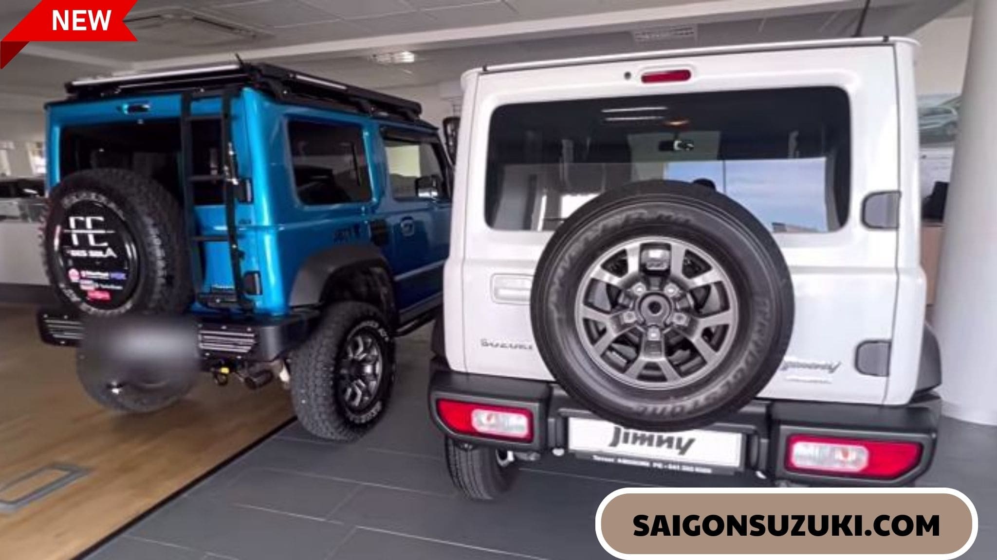 Sự khác biệt giữa Suzuki Jimny 3 cửa và 5 cửa 